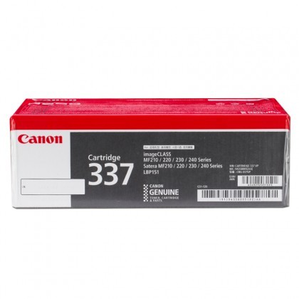 Canon Original 337 Black Laser Printer Toner